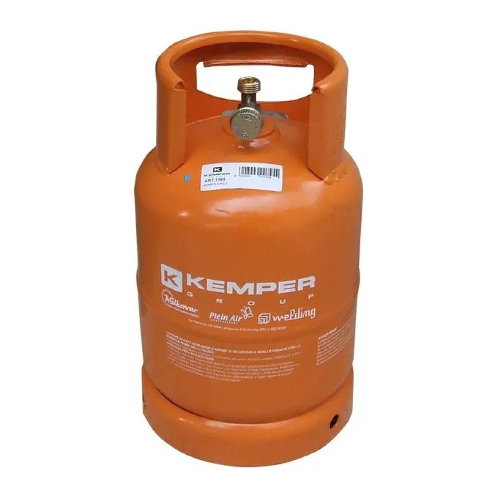 Kemper 1162 Bombola GPL Vuota da 5 kg con Rubinetto