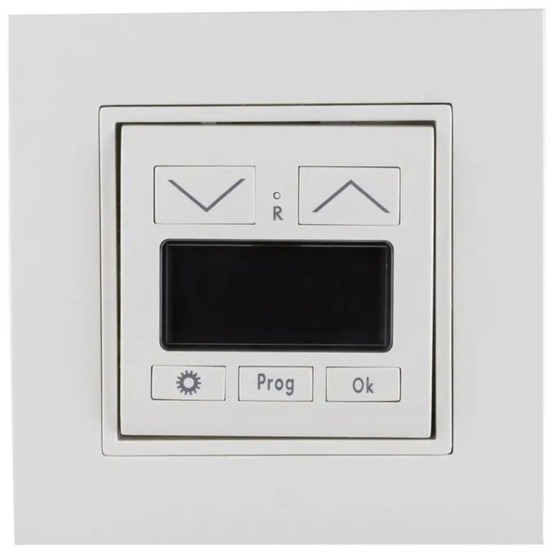 REV 0399490190 Timer da Incasso per Tapparelle, Bianco
