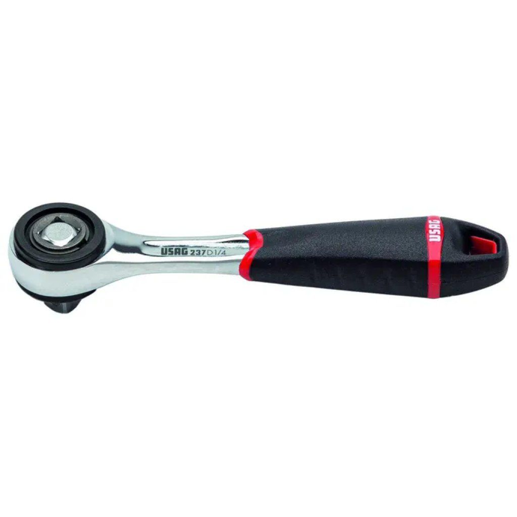 USAG 237 D Cricchetto con Quadro Scorrevole 1/4 USAG 237 D Cricchetto con Quadro Scorrevole 1/4", 60 Denti