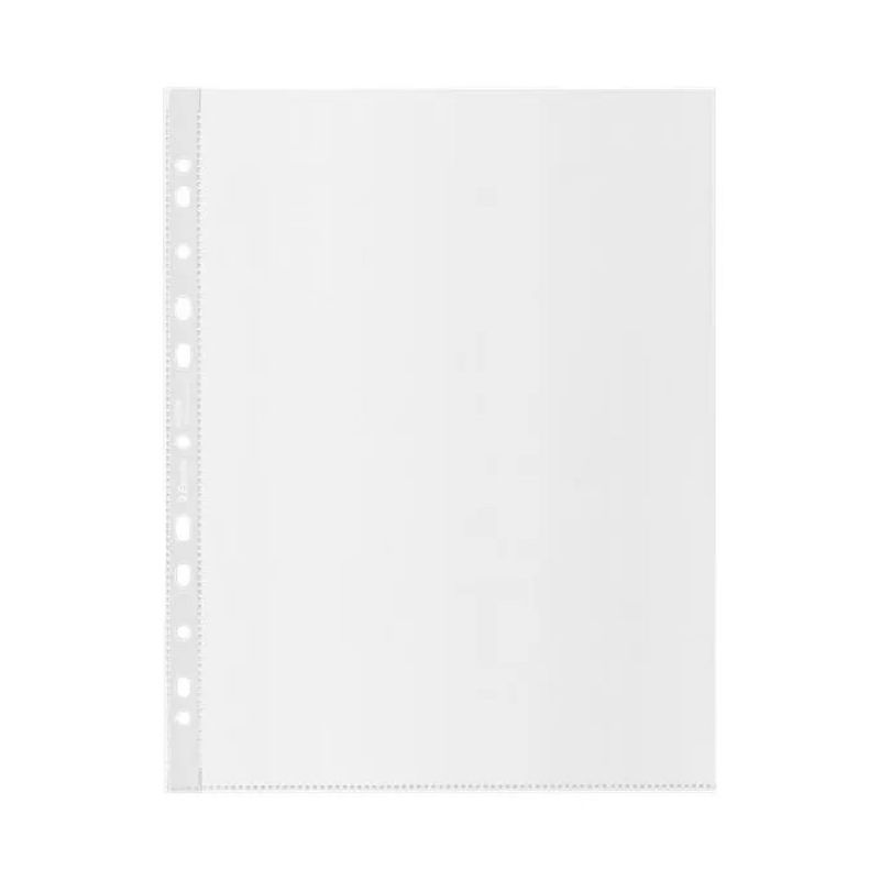 Esselte De Luxe 627504 – Buste perforate A4 antiriflesso, 50 pezzi