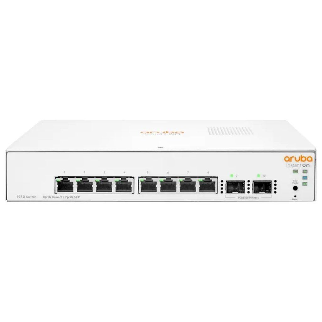 HP Aruba Instant On 1930 JL680A#ABB Switch Gigabit 8 porte con 2 slot SFP
