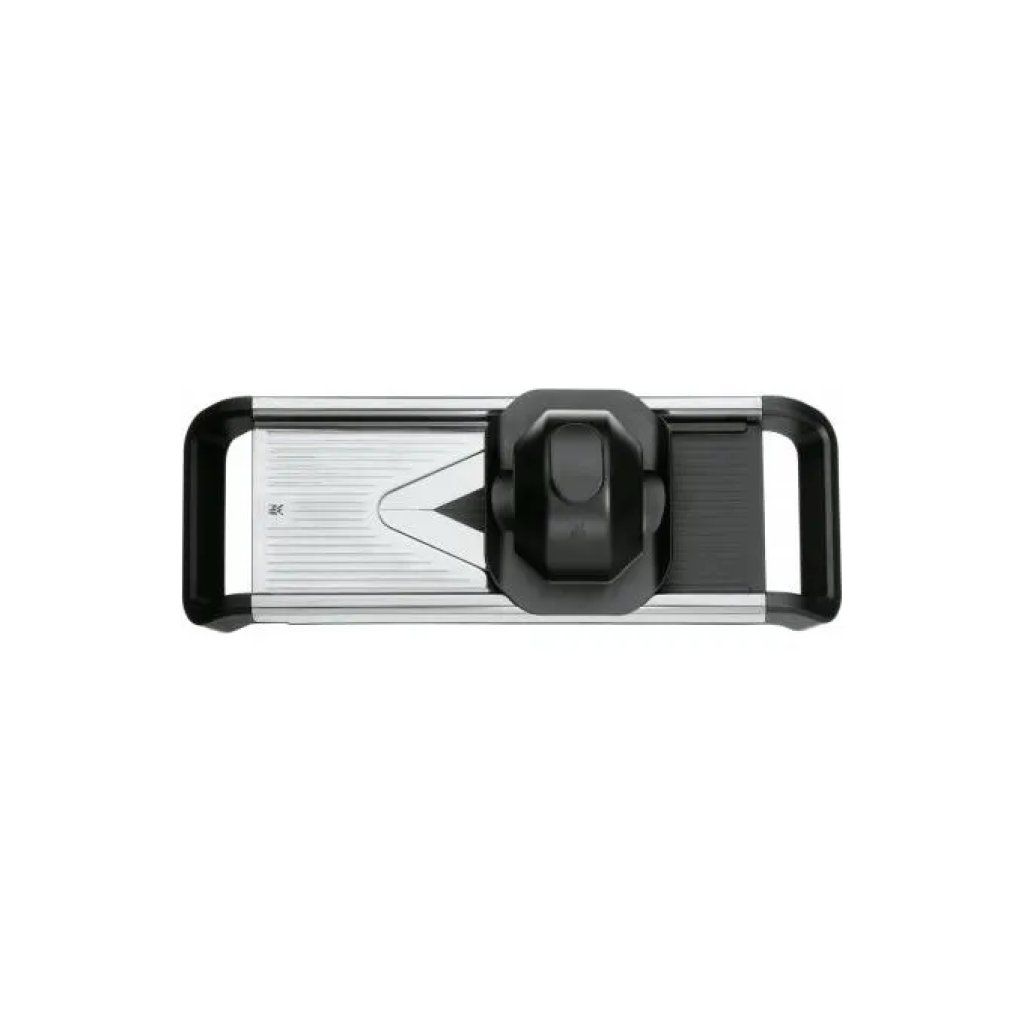 WMF 0686106040 Grattugia piatta in acciaio inox, nera, 37 cm