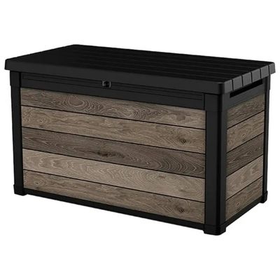 Keter Deco 100G Baule da Giardino 380 L Effetto Legno Noce Keter Deco 100G Baule da Giardino 380 L Effetto Legno Noce