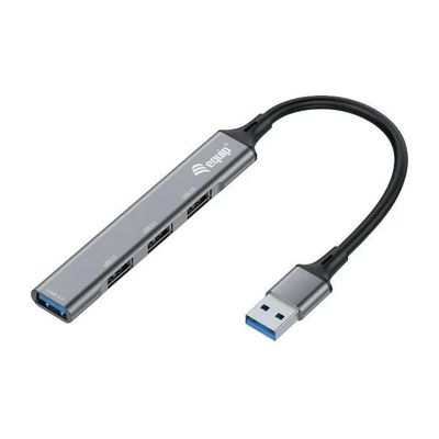 EQUIP 128960 Hub USB a 4 porte in alluminio, 5 Gbps
