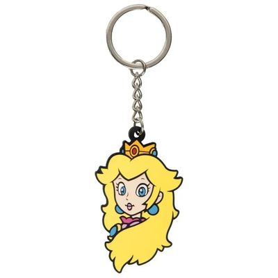 PALADONE Portachiavi Principessa Peach Super Mario in PVC – Paladone PALADONE Portachiavi Principessa Peach Super Mario in PVC – Paladone