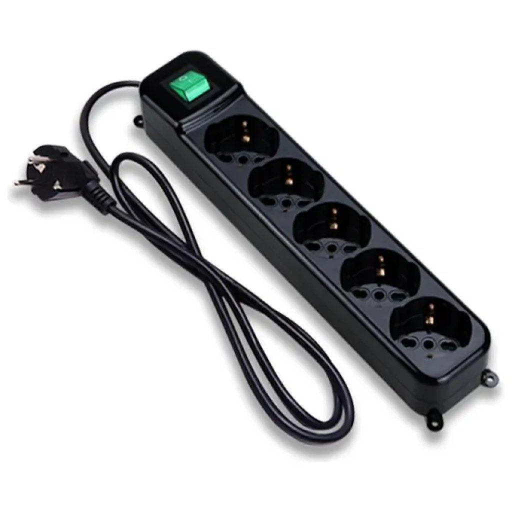 Tecnoware FMP5GIG Multipresa Filtrata 5 Posti Schuko/Italia, 16 A, Nera Tecnoware FMP5GIG Multipresa Filtrata 5 Posti Schuko/Italia, 16 A, Nera