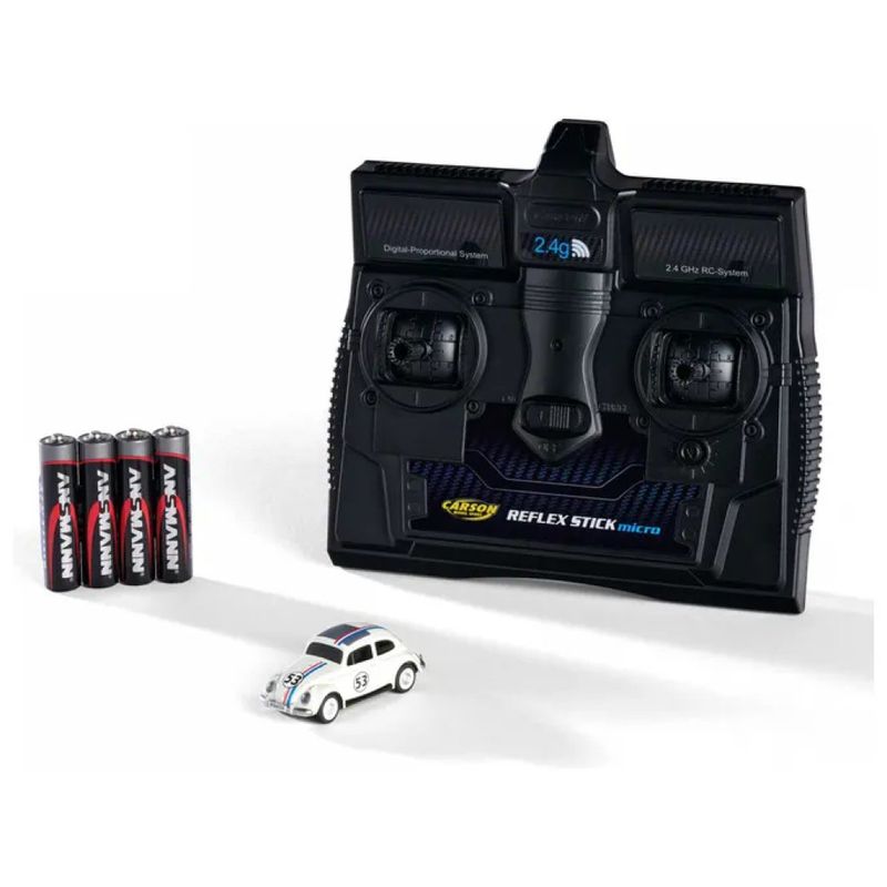 Carson VW Beetle Rallye RC 1:87 con luci LED