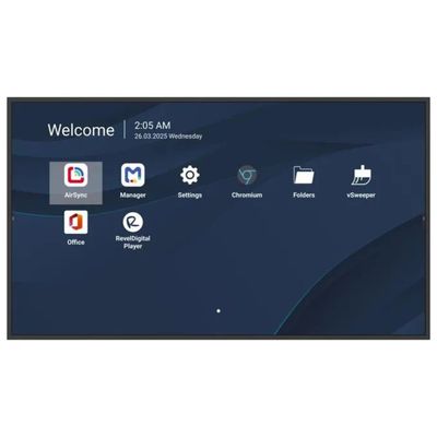 ViewSonic CDE4314-2C Display Digitale 43 pollici 4K Ultra HD Wi-Fi Android 14 Nero