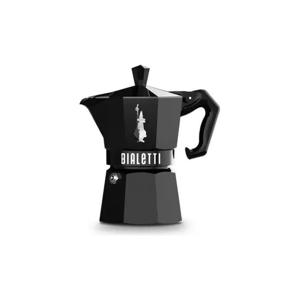 Bialetti Moka Exclusive – Caffettiera 3 Tazze Nera