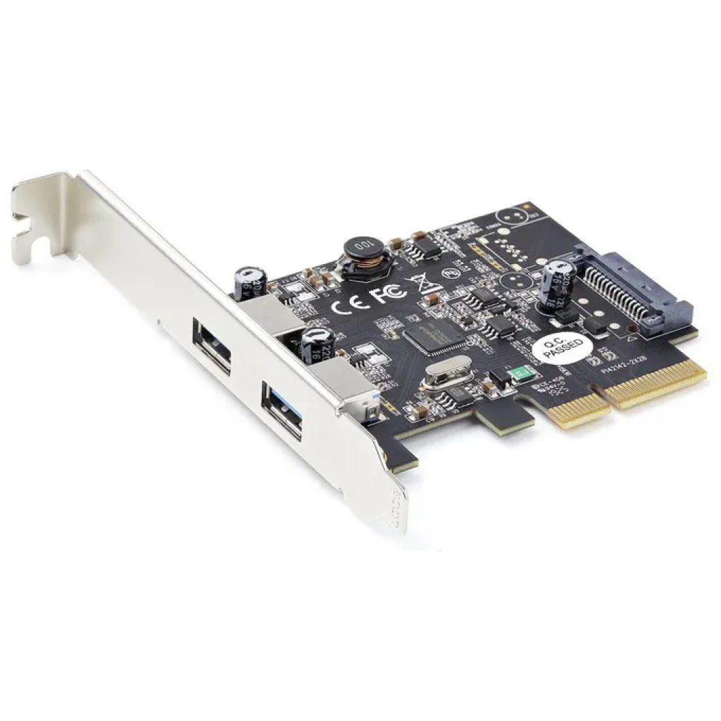 STARTECH.COM StarTech PEXUSB312A3 Scheda PCIe con 2 porte USB-C 10 Gbps STARTECH.COM StarTech PEXUSB312A3 Scheda PCIe con 2 porte USB-C 10 Gbps