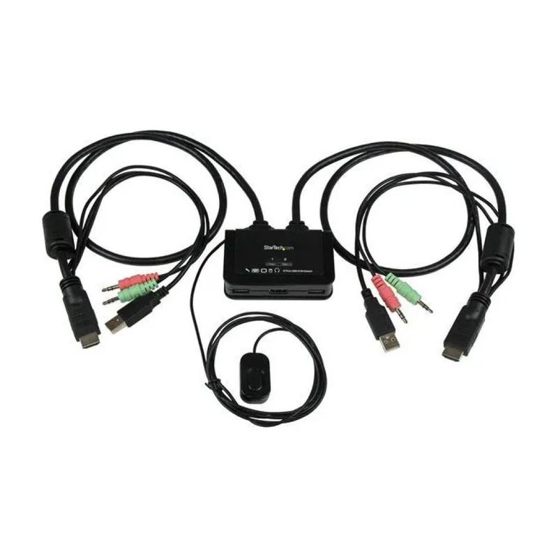StarTech.com Switch KVM HDMI USB a 2 porte con audio
