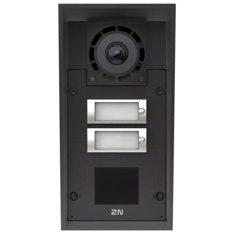 2N IP Force 2.0 Videocitofono IP nero, 2 pulsanti, telecamera 5 MP e lettore RFID 2N IP Force 2.0 Videocitofono IP nero, 2 pulsanti, telecamera 5 MP e lettore RFID