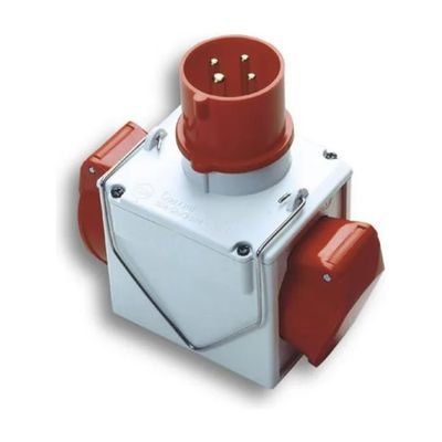 FME Fanton 73111 Adattatore industriale CEE doppio 16A 3P+T, 380–400V, IP44