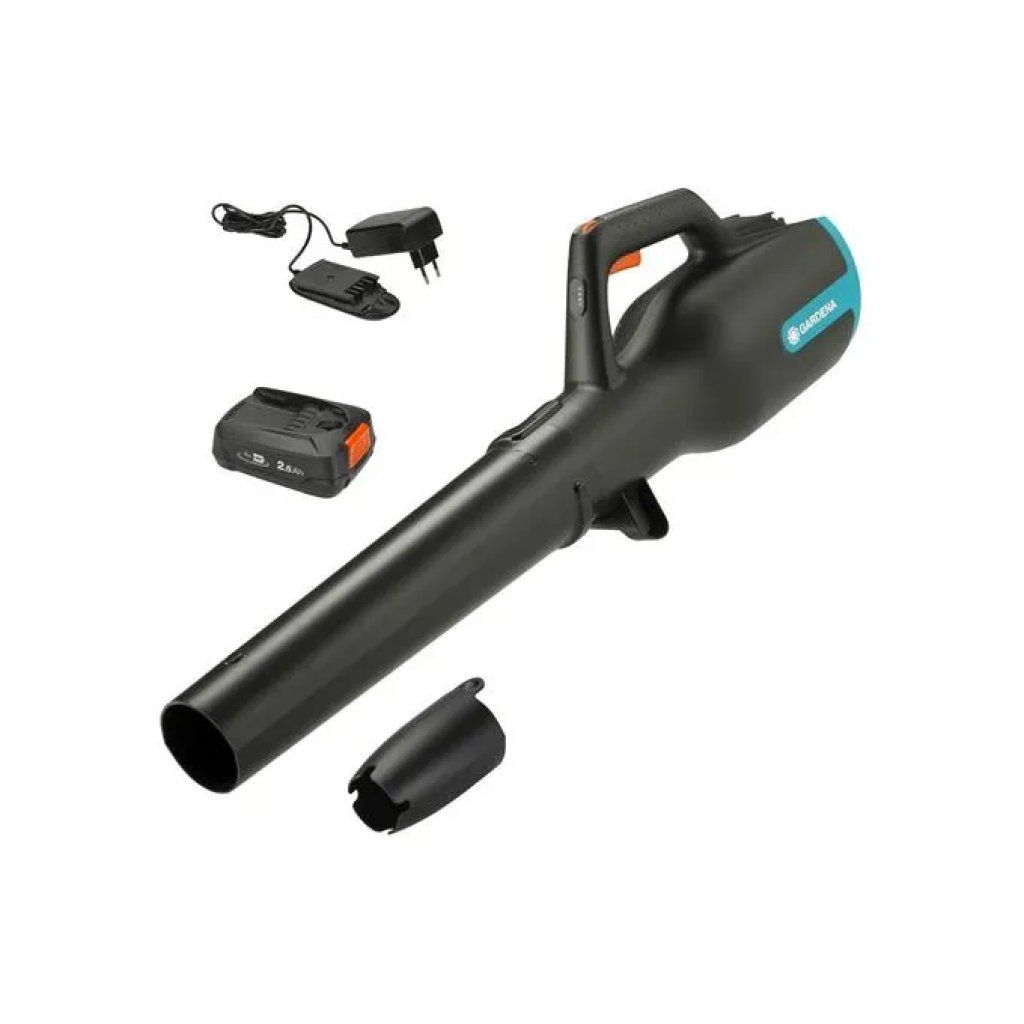 Gardena PowerJet 18V P4A Soffiatore a Batteria con Batteria e Caricabatteria