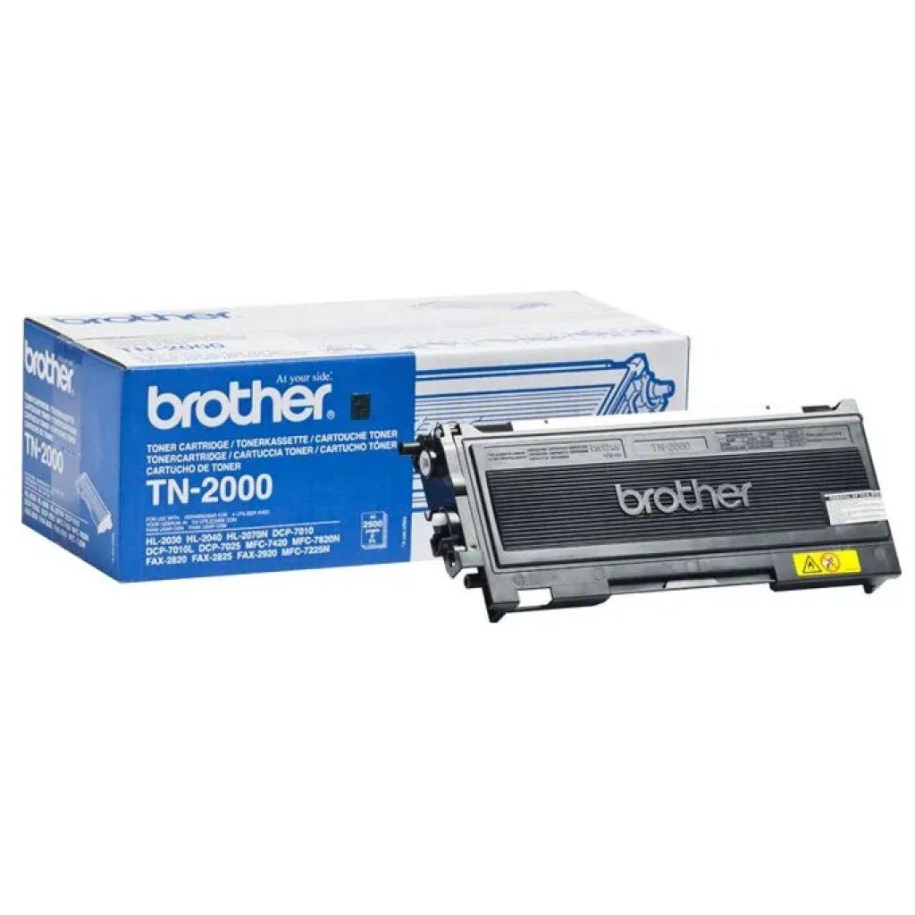 Brother TN-2000 Toner Originale Nero, Resa 2.500 Pagine