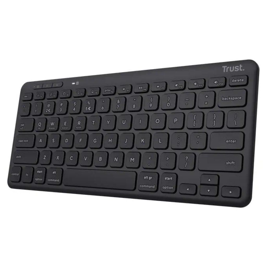 Trust Lyra 24708 Tastiera Wireless Bluetooth Multidispositivo QWERTY Italiana, Nera Trust Lyra 24708 Tastiera Wireless Bluetooth Multidispositivo QWERTY Italiana, Nera