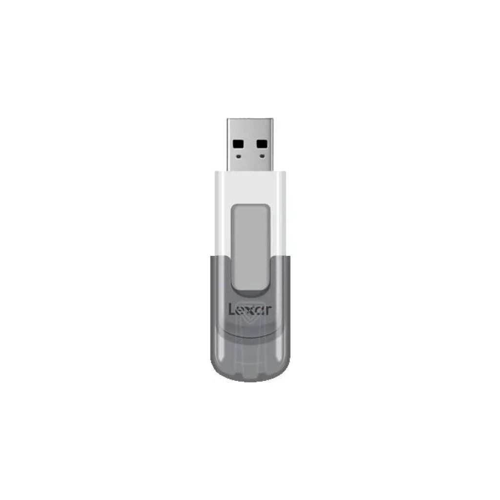 Lexar JumpDrive V100 Chiavetta USB 64 GB USB 3.2 Gen 1, Bianco e Grigio