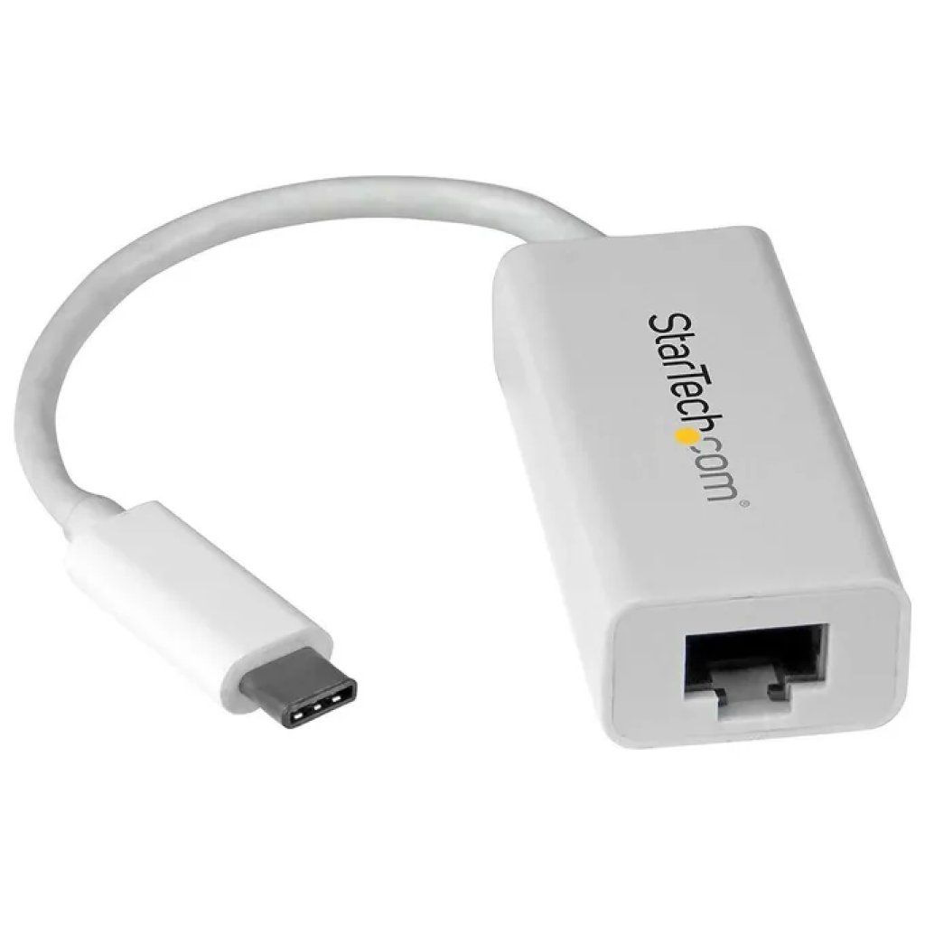 StarTech.com US1GC30W Adattatore USB-C a Gigabit Ethernet, bianco StarTech.com US1GC30W Adattatore USB-C a Gigabit Ethernet, bianco