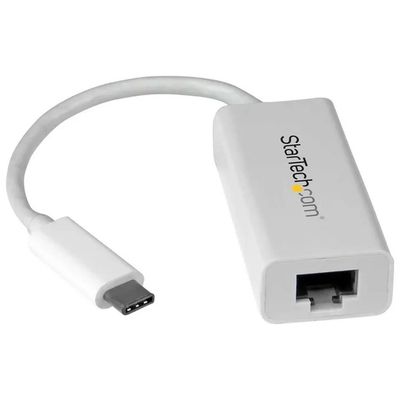 StarTech.com US1GC30W Adattatore USB-C a Gigabit Ethernet, bianco StarTech.com US1GC30W Adattatore USB-C a Gigabit Ethernet, bianco