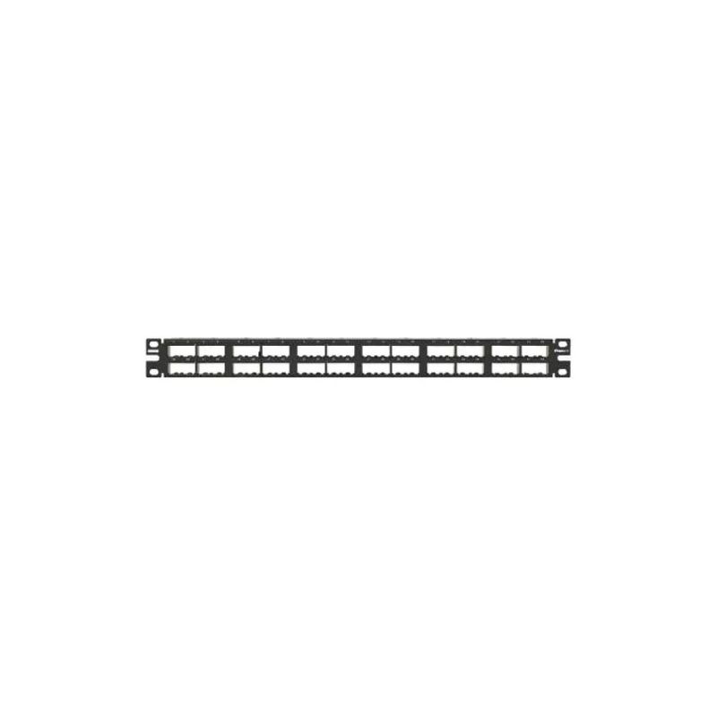 Panduit CPP48HDEWBL Pannello Patch 1U 48 Porte RJ45 Nero