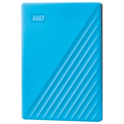 WD My Passport Disco Rigido Esterno 4 TB Blu