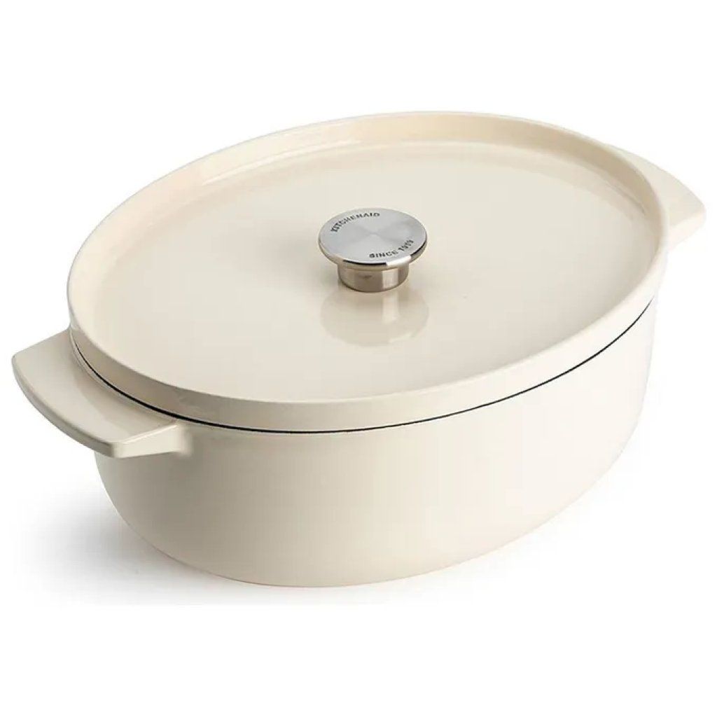 KitchenAid CC006062-001 Pentola in Ghisa 5,6 L Crema