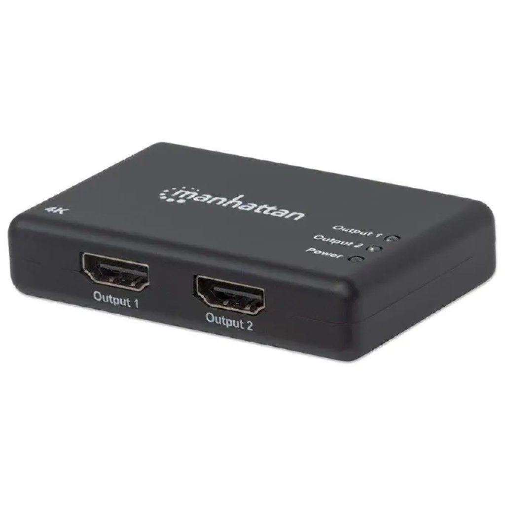TECHly Splitter HDMI 4K UHD 3D a 2 vie con indicatori LED TECHly Splitter HDMI 4K UHD 3D a 2 vie con indicatori LED