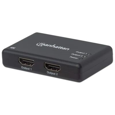 TECHly Splitter HDMI 4K UHD 3D a 2 vie con indicatori LED