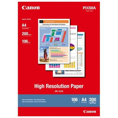 Canon HR-101N Carta Inkjet A4, 106 g/m², 200 fogli