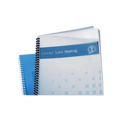 GBC PolyClearView Copertine A4 per Rilegatura, 0,3 mm, Ghiaccio, 100 Pezzi