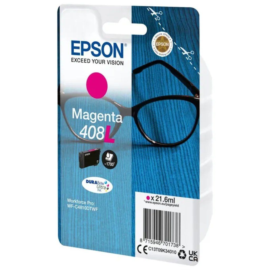 Epson DURABrite Ultra 408L Cartuccia Magenta 21,6 ml