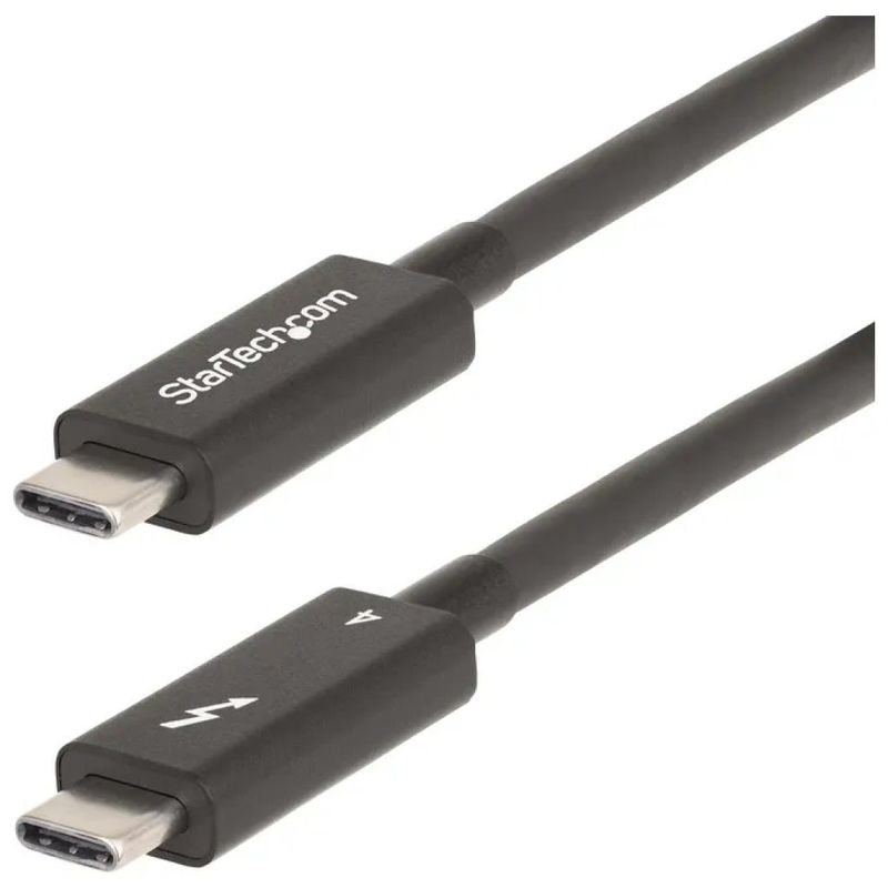 StarTech.com Cavo Thunderbolt 4 Attivo 2 m, 40 Gbps, 100 W, Nero