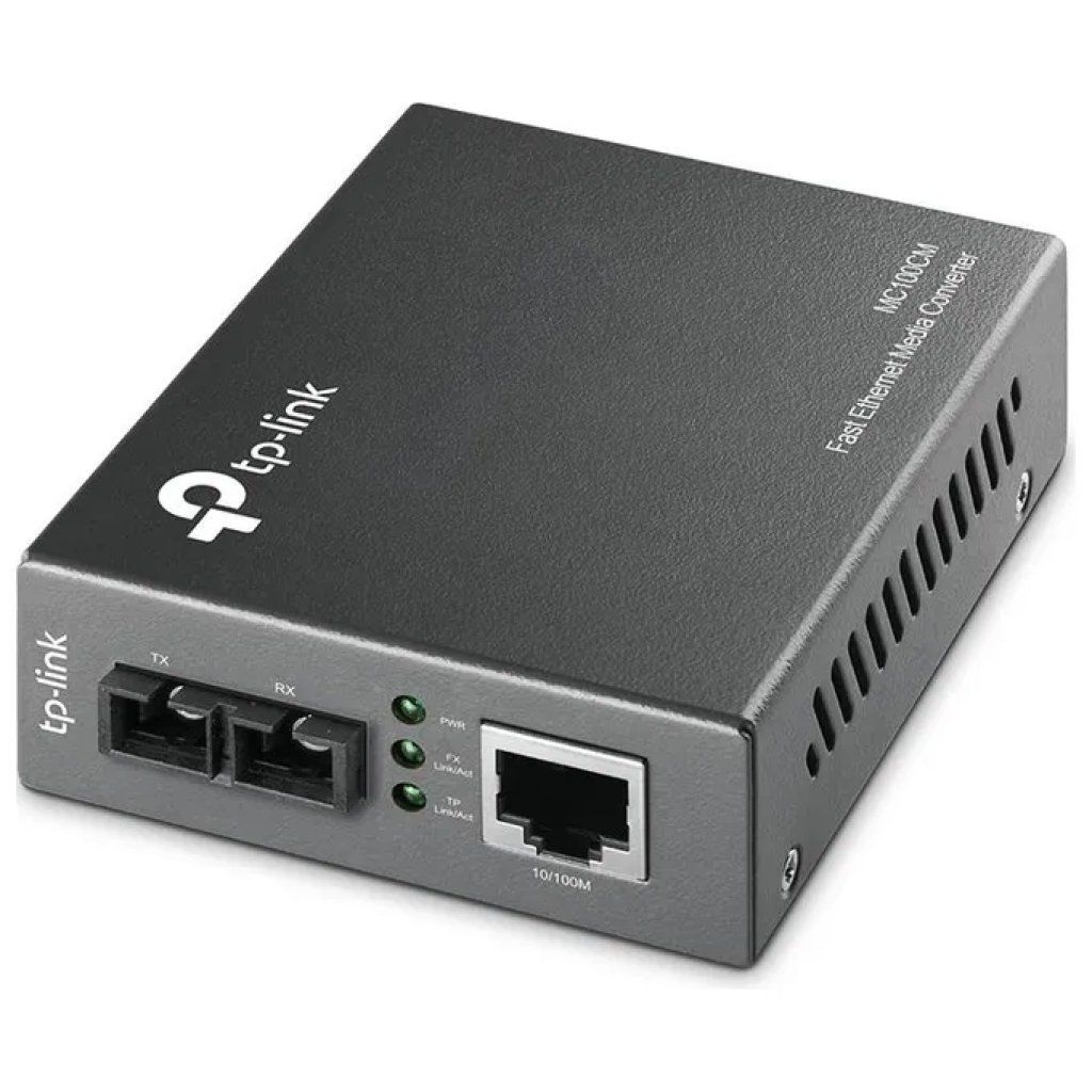 TP-Link MC100CM Convertitore Fast Ethernet Fibra Ottica SC TP-Link MC100CM Convertitore Fast Ethernet Fibra Ottica SC