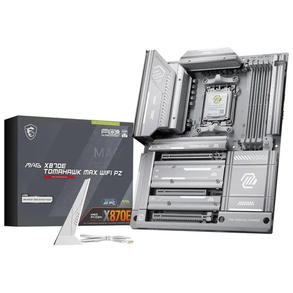 MSI MAG X870E TOMAHAWK MAX WIFI PZ – Scheda Madre ATX AM5, DDR5, Wi-Fi 7