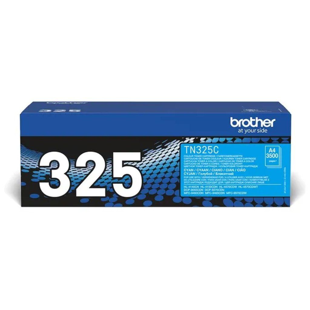 Brother TN-325C Toner Originale Ciano 3.500 Pagine Brother TN-325C Toner Originale Ciano 3.500 Pagine