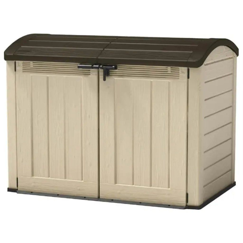 Keter Store-It-Out Ultra 2000 L – Baule portattrezzi da esterno con pavimento