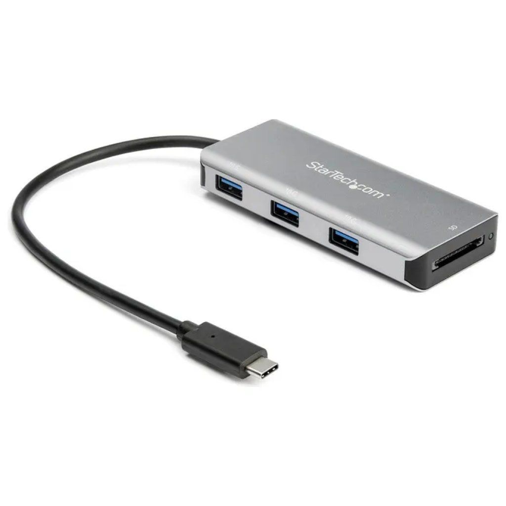 StarTech.com Hub USB-C 3 porte con lettore SD, 10 Gbps
