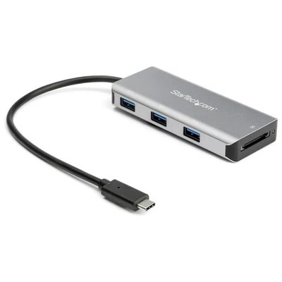 StarTech.com Hub USB-C 3 porte con lettore SD, 10 Gbps StarTech.com Hub USB-C 3 porte con lettore SD, 10 Gbps