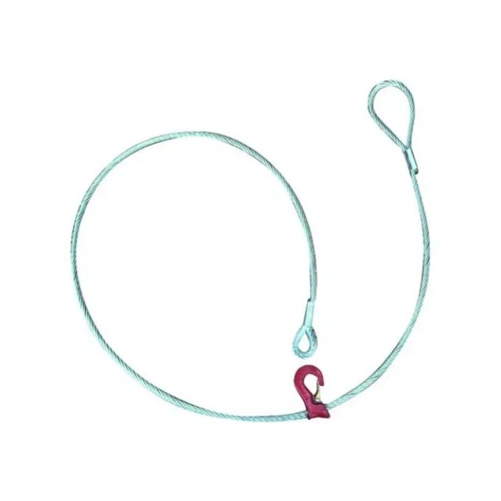 VIGOR-BLINKY Tirante in Acciaio Zincato con Gancio Scorrevole, 4 m, 12 mm