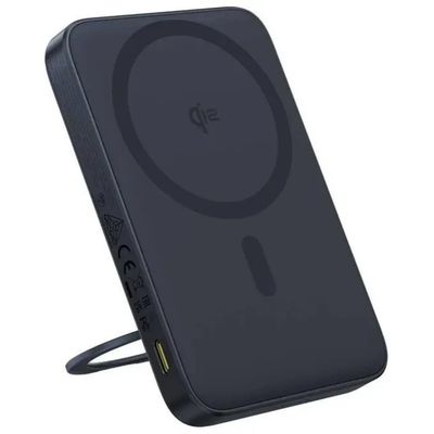 Baseus PicoGo Qi2 Power Bank Magnetico 5000 mAh 20 W con Supporto Rotante - Nero Baseus PicoGo Qi2 Power Bank Magnetico 5000 mAh 20 W con Supporto Rotante - Nero