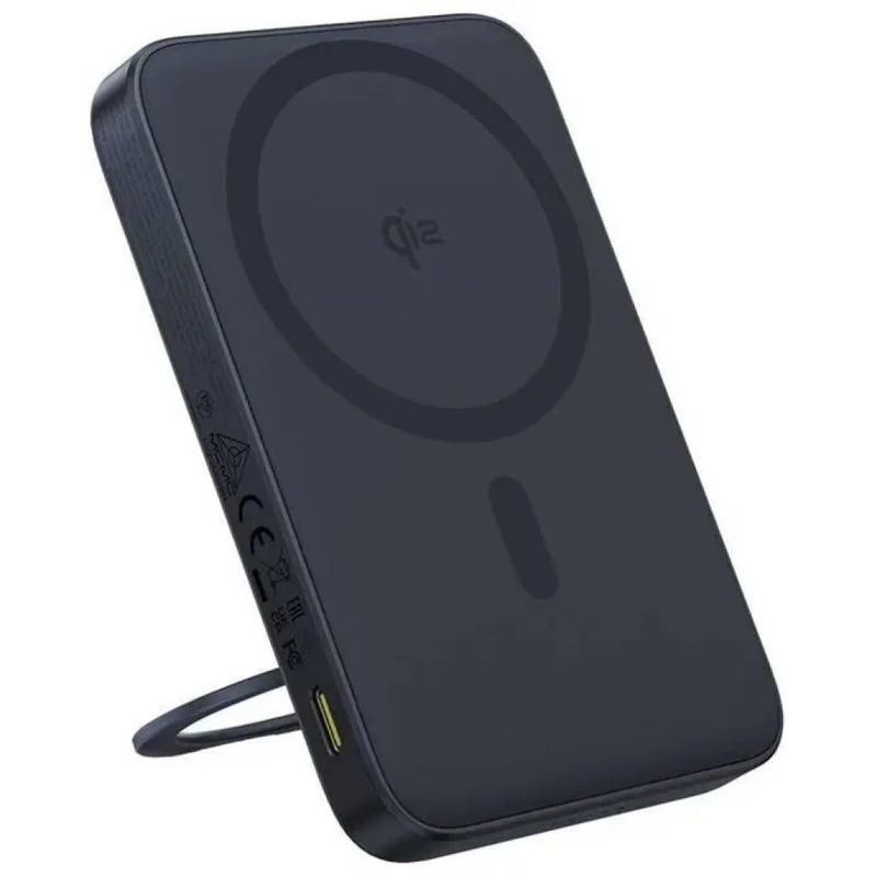 Baseus PicoGo Qi2 Power Bank Magnetico 5000 mAh 20 W con Supporto Rotante - Nero