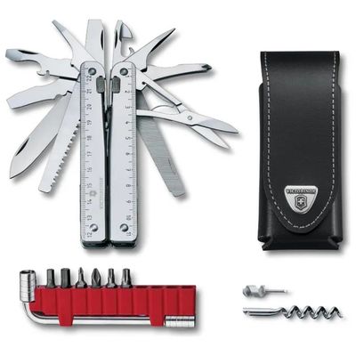 Victorinox SwissTool X Plus Multiutensile 37 Funzioni con Custodia in Pelle Victorinox SwissTool X Plus Multiutensile 37 Funzioni con Custodia in Pelle