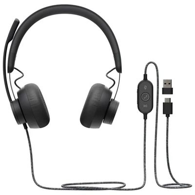 Logitech Zone UC 981-000875 Cuffie USB-C con Microfono, Graphite