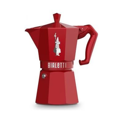 Bialetti Moka Exclusive 6 Tazze Rossa