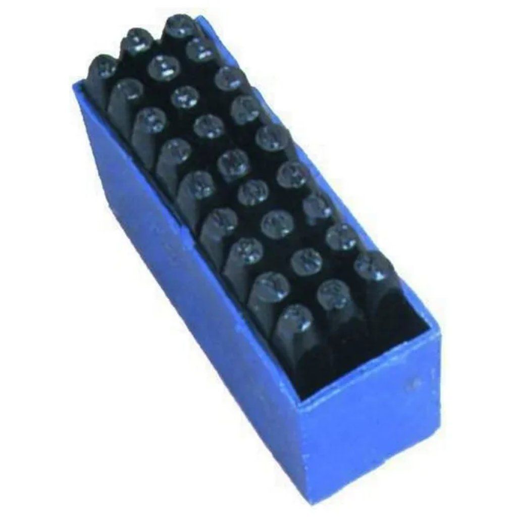 VIGOR-BLINKY Vigor 4031008 Set di Punzoni per Lettere in Acciaio, 25 Pezzi, 8 mm VIGOR-BLINKY Vigor 4031008 Set di Punzoni per Lettere in Acciaio, 25 Pezzi, 8 mm