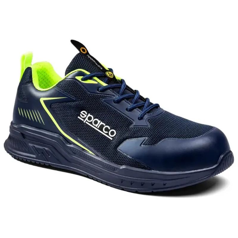 Sparco Turbo Flinger S1PS – Scarpe Antinfortunistiche Blu Marine Lime