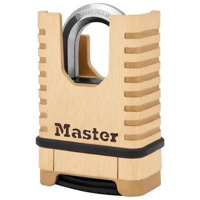 MASTERLOCK Master Lock M1177EURD – Confezione da 4 lucchetti a combinazione