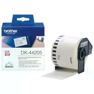 Brother DK-44205 Nastro Continuo Rimovibile 62 mm x 30,48 m