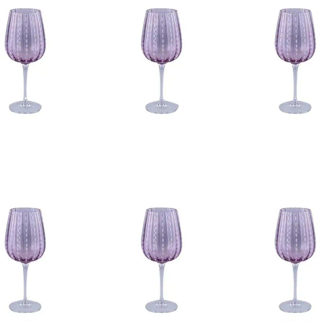 VDE TIVOLI 1996 Villa d’Este Shiraz – Set 6 calici da vino rosa, 500 ml VDE TIVOLI 1996 Villa d’Este Shiraz – Set 6 calici da vino rosa, 500 ml