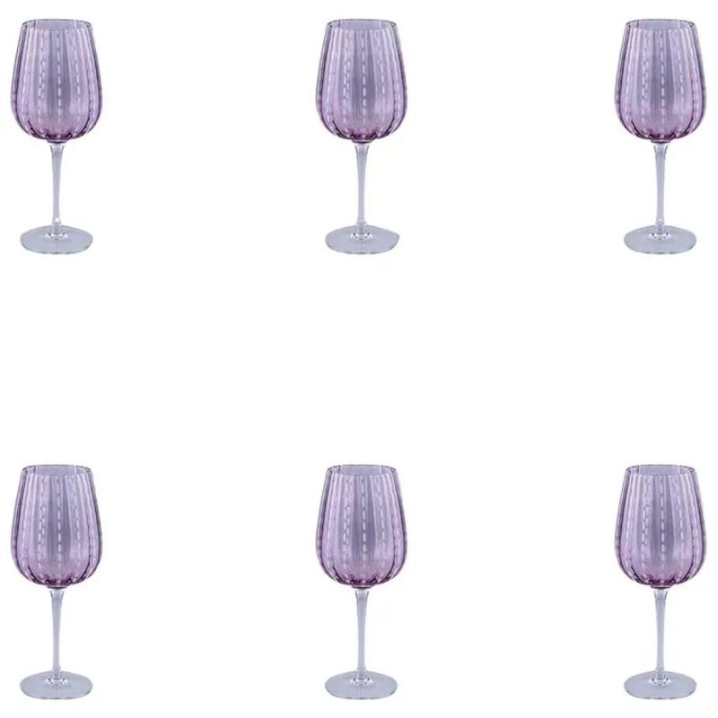 VDE TIVOLI 1996 Villa d’Este Shiraz – Set 6 calici da vino rosa, 500 ml